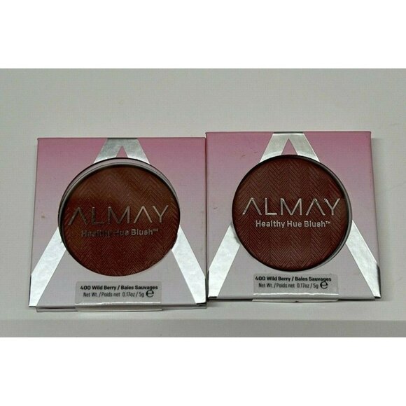 Almay Healthy Hue Blush #400 Wild Berry 0.17 OZ / 5g New Sealed Lot Of 2 - Picture 1 of 1